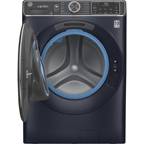 GE Appliances Washer & Dryer Set with Stackable 5 Cubic Feet Smart Front Load Washer and 7.8